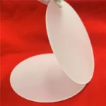 CNC Process High Precision Frosted Silica Round Plate High-Temperature Resistant Quartz Wafer Plate - Image 4