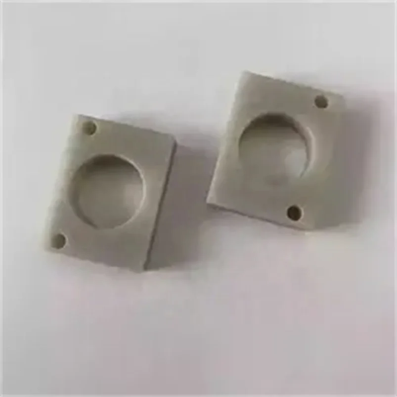 Hf49770e18f46442db7b39190c60fd806D.webp Custom CNC Machined ALN Alumina Nitride Ceramic Part - Image 1