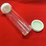 Both Ends Open clear Transparent 99.99% Quartz Glass Threaded Tube Silica Quartz Polished Pipe Tubing with Lid Cap - Image 5