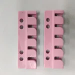 Pink Alumina Ceramic Yarn Guide Textile Ceramic Five Comb Wire Guide Hook Parts - Image 3