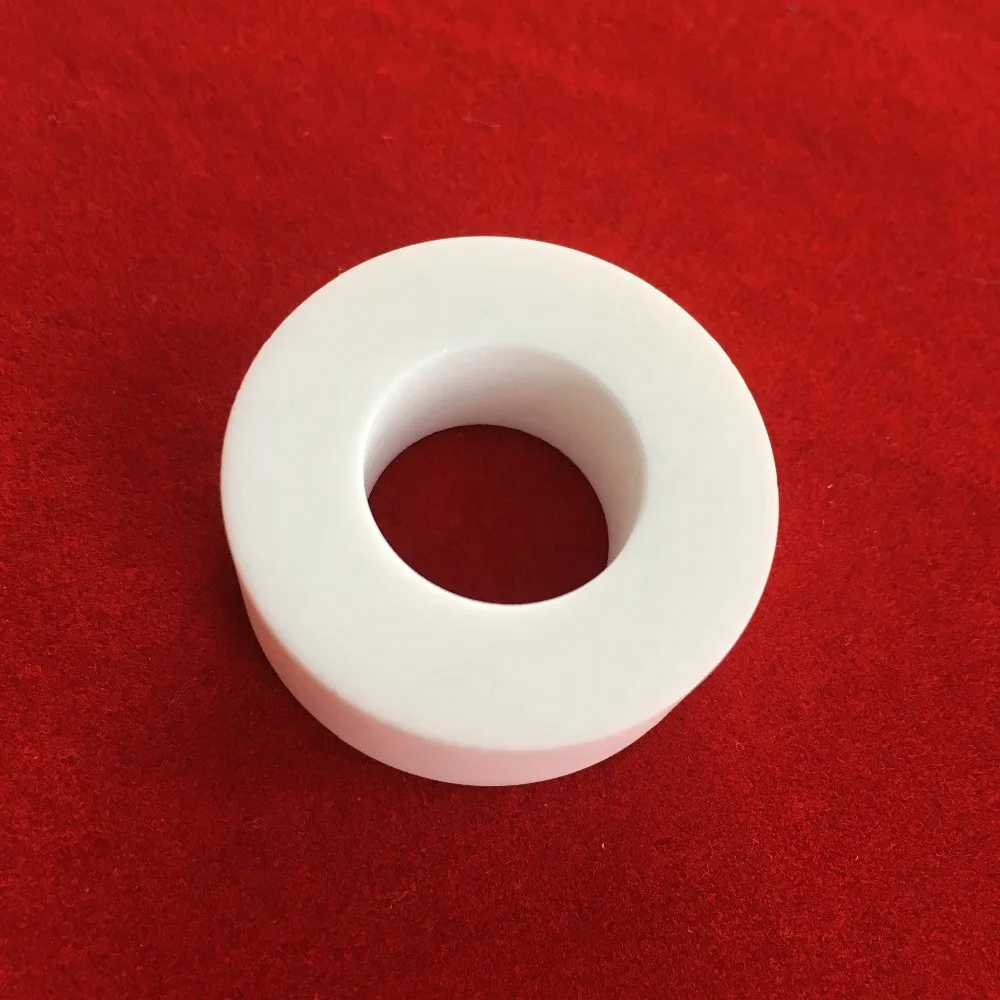 Hfb8b164819494b3baeee389712d5f5b5u.webp Customized Low Density Machinable Glass Ceramic Ring Insulator Macor Plate Mica Glass Ceramics Disc - Image 1