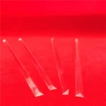 Customized 99.99% High Pure clear Crystal Fused Silica Quartz Glass Triangular Rod - Image 6