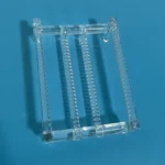 Customized High Temperature Resistant 1100??C Clear Silica Quartz Boat Wafer Carry - Image 3