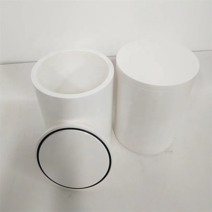 Hfcb7751828a54e7ba4bb6b698a3fcfd4C.webp Stock Size 250ml 500ml High Hardness Zro2 Pot Zirconia Ceramic Ball Mill Jar Used in Planetary Grinding tank with Lid - Image 1