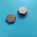 Insulator Silicon Carbide Board Body Protect Black SiC Ceramic Hexagon Plate
