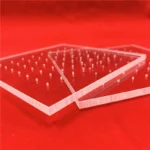 Transparent Perforated holes Quartz Panel  Laser Boring Fused Silica Glass window - Image 6