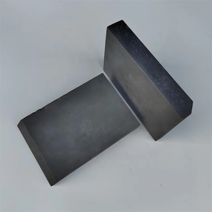 Hfdd112c42a464a159330b2d33590bcf55.webp BAIBO High Temperature Resistance Reaction Sintering Silicon Carbide Ceramic Plate RBSIC Ceramic Sheet SIC Board Industrial Use - Image 1
