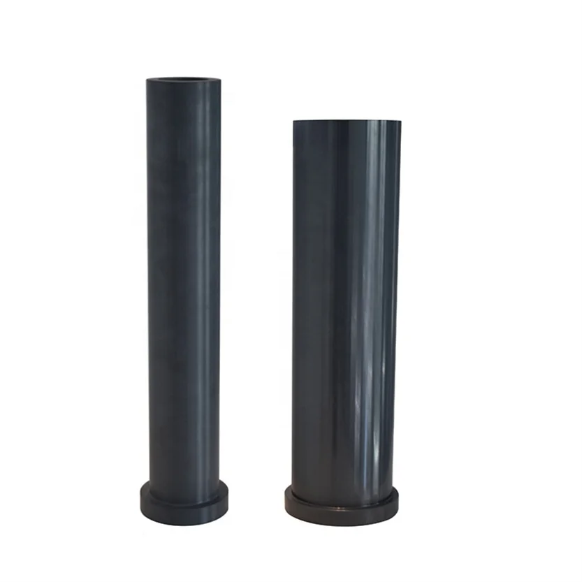 Hfe5c5989d8cd401e9b1bd0ea49f0f8aey.webp High Temperature Flanged Silicon Nitride Ceramic Riser Tube Used in Aluminum Liquid - Image 1