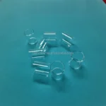 Clear Fire Polishing Quartz Glass Short Cut Tube