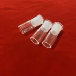 Heat Resistance Frosted EndsTransparent Fused Silica Quartz Glass Tube Connector - Image 4