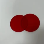 Optical Color Filter Round Red Color Cut off  Glass Filters