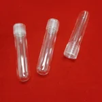 OD20mm Round bottom clear quartz test tube with screw thread stopper - Image 4