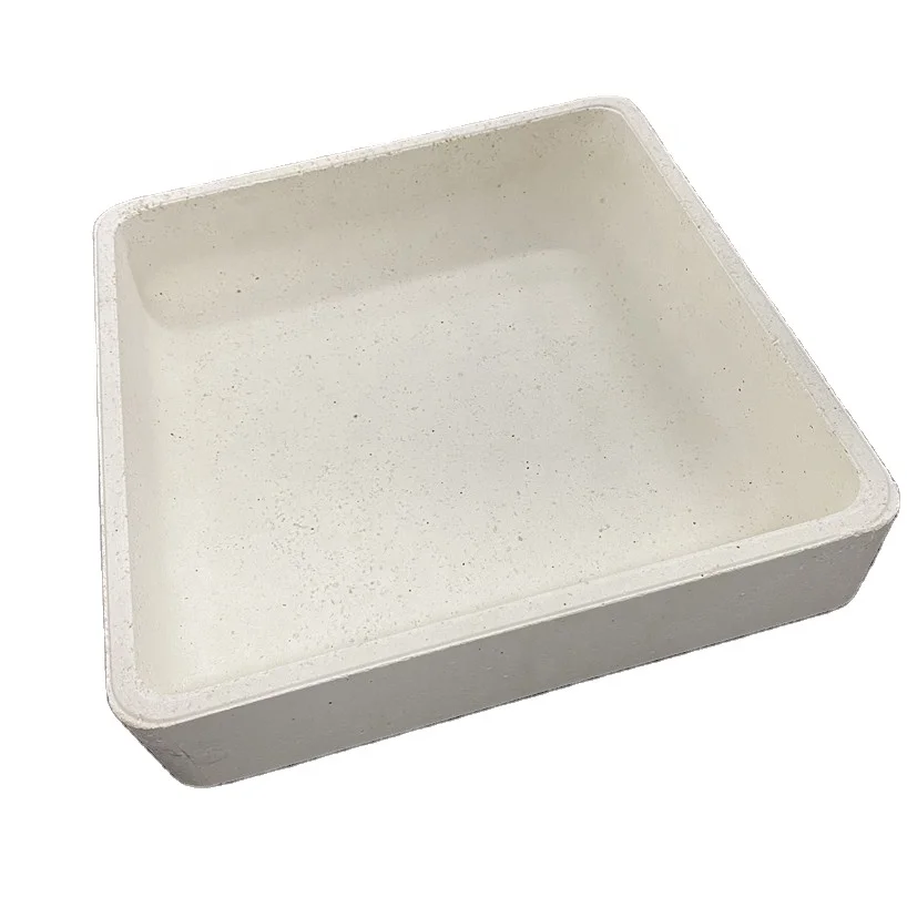 Ud5cfd8bfc68f47b1aa0344e78d8c7172F.webp High Quality Corundum Mullite Crucibles Tray Ceramic Sagger - Image 1