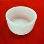 Laboratory Customized Size Opaque Melting Crucible Milky White Quartz Crucible